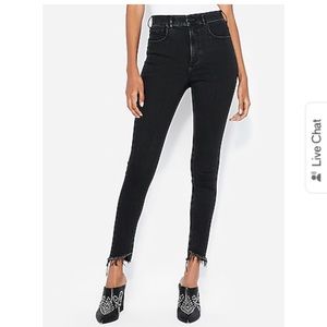 Super High Waisted Denim Perfect Ankle Legging NEW